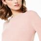 Suéter feminino Charter Club Pure Cashmere com mangas bufantes, rosa, tamanho XS