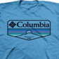 Camiseta Columbia Masculina Sandy Logo Gola Redonda Azul Tamanho P