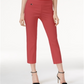 Calça capri feminina Alfani Essential Pull-on com controle de barriga, coral, tamanho 4