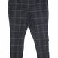 Leggings xadrez femininas Style &amp; Co Plus Comfort Waist - Cinza, tamanho 16W