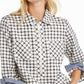 Blusa Tommy Hilfiger Feminina Estampada com Zíper, Branca, Tamanho XXG