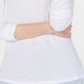 Camiseta feminina transparente INC International Concepts, branca, tamanho M