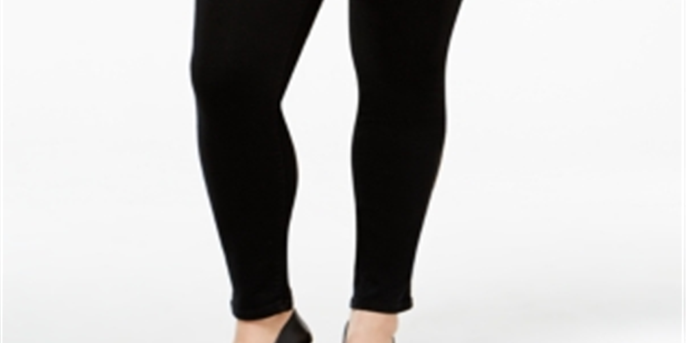 Calça jeans super skinny Kiss Me da Jessica Simpson, feminina, preta, tamanho 16W