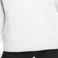 Moletom feminino DKNY Sport Flocked Logo, branco, tamanho P