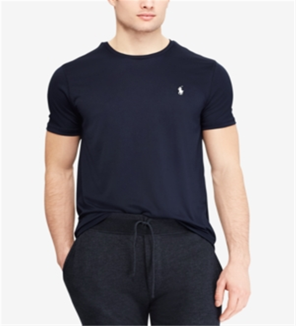 Camiseta Ralph Lauren Performance Masculina Azul Tamanho P