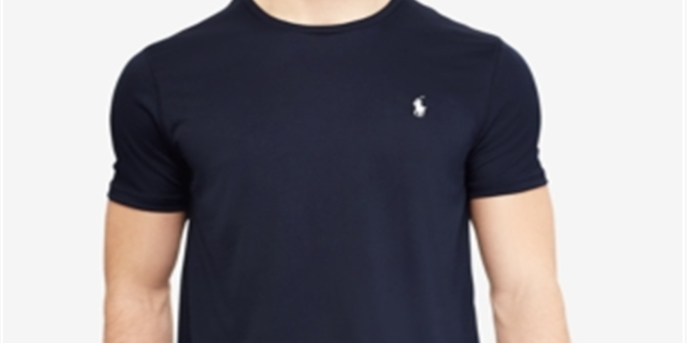 Camiseta Ralph Lauren Performance Masculina Azul Tamanho P
