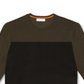 Suéter Calvin Klein Masculino Merino Colorblock Verde Tamanho X-G