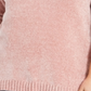 Karen Scott Suéter Feminino Plus com Gola V em Chenille Rosa Tamanho 2X