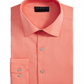 Camisa social masculina Bedford Cord, tamanho grande e alto, tamanho 18,5, laranja, tamanho 37/38, da AlfaTech by Alfani