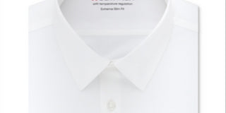 Camisa Calvin Klein Masculina Extreme Slim Fit Work Wear com Botões Branca Tamanho GG