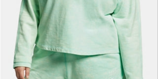 Moletom Nike Sportswear Feminino Cropped de Algodão Verde Tamanho X-G