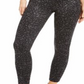 Leggings femininas estampadas em tons Ideology, pretas, tamanho P