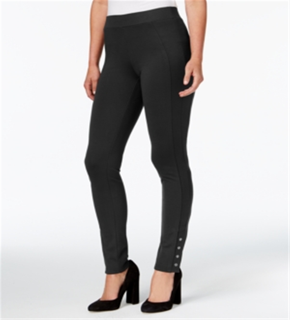 Calça Skinny Petite Ponte Style &amp; Co Preta Tamanho Petite P