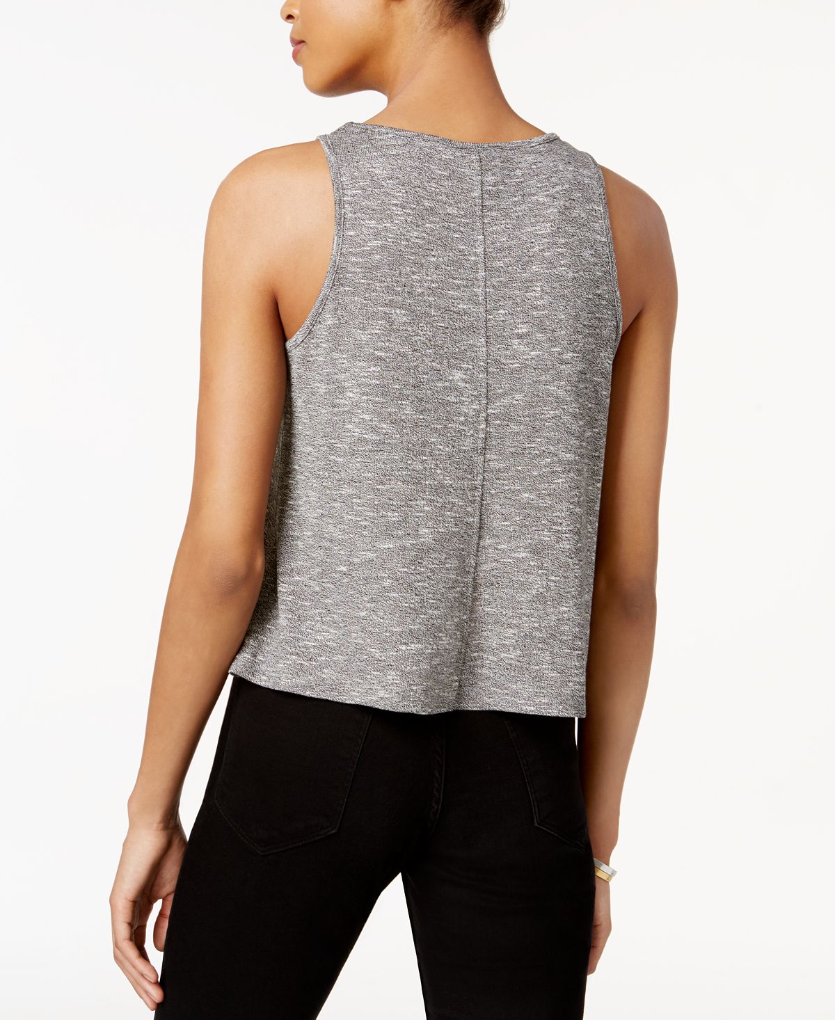 Regata básica feminina Bar III cinza tamanho pequeno