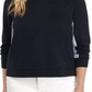 Moletom Tommy Hilfiger Feminino com Acabamento em Tecido Azul Tamanho Grande