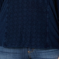 Blusa feminina de manga comprida estampada estilo &amp; CO, azul, tamanho 0X