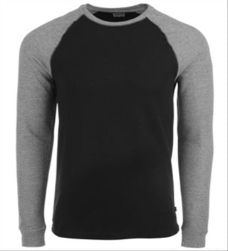 Levi's Men's Colorblock Long Sleeves Thermal Shirt Gray Size M