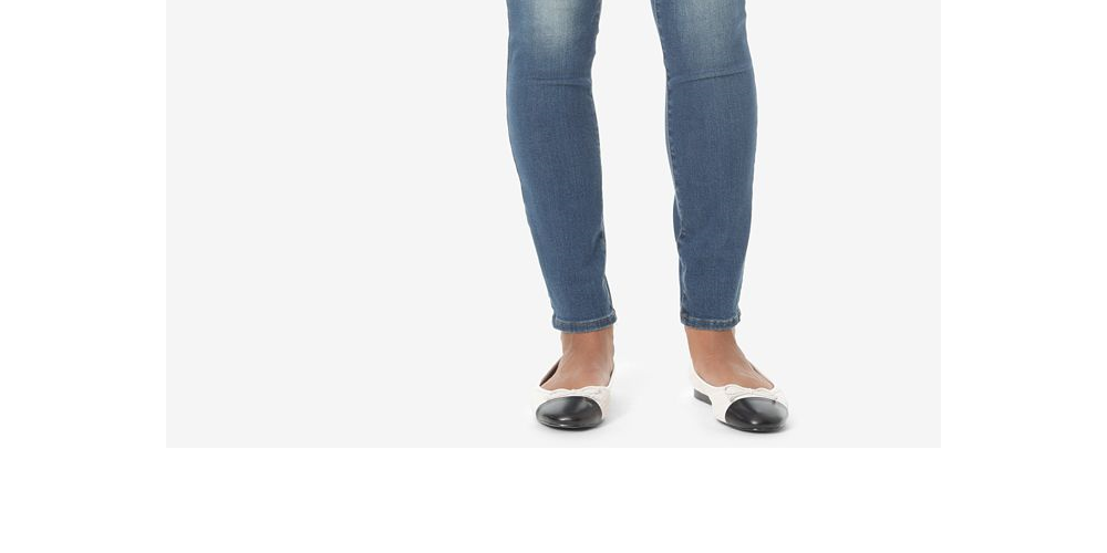 Calça jeans skinny NYDJ feminina, cintura alta, lavagem Whisker, azul, tamanho 14