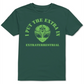 Camiseta gráfica masculina H3 verde tamanho grande