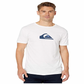 Camisas Quiksilver Masculinas Comp Logo HO19 Brancas Tamanho Pequeno