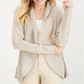 Karen Scott Cardigan Cocoon Feminino Marrom Tamanho Pequeno