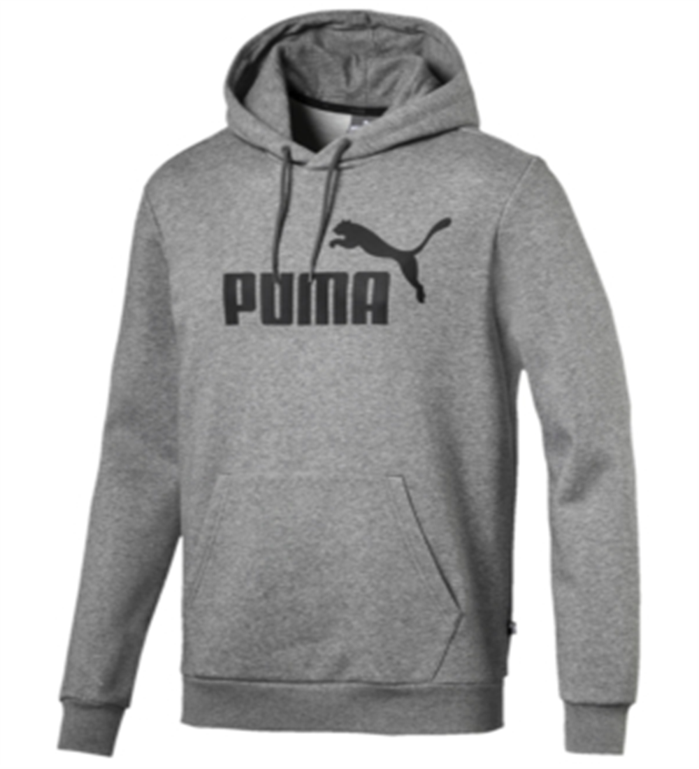 Puma Essential Logo Hoodie Masculino Cinza Tamanho XX-G