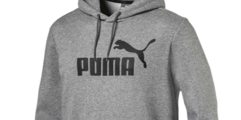 Puma Essential Logo Hoodie Masculino Cinza Tamanho XX-G