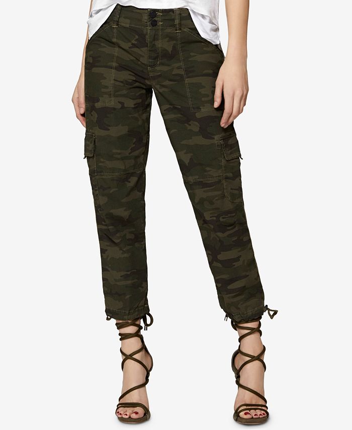 Calça Capri Cargo Terrain Feminina Sanctuary Verde Tamanho 31