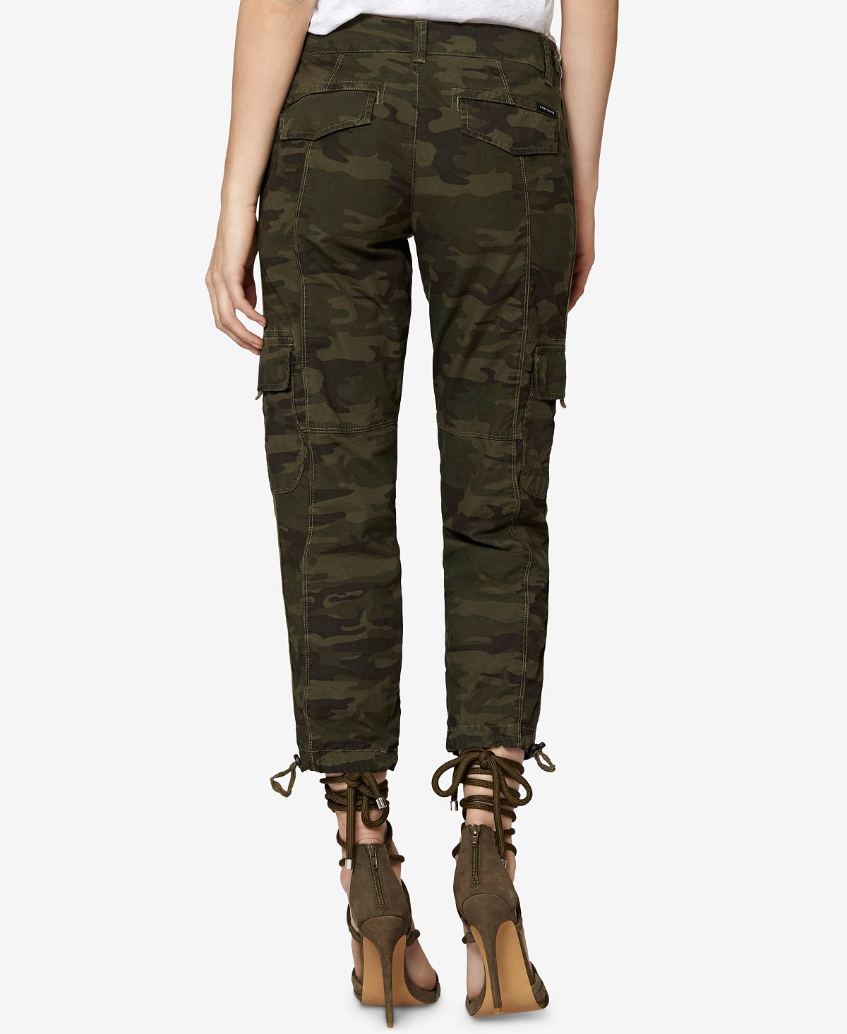 Calça Capri Cargo Terrain Feminina Sanctuary Verde Tamanho 31
