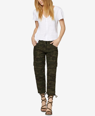Calça Capri Cargo Terrain Feminina Sanctuary Verde Tamanho 31