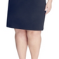 Vestido feminino Tommy Hilfiger plus size com bainha e mangas esvoaçantes, azul-marinho, tamanho 16W