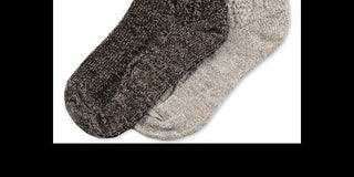 Hue Women's 2pk Cable Boot Crew Socks Brown One Size