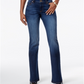 Calça jeans feminina Kut from the Kloth Natalie Curvy Fit Bootcut, azul, tamanho 10