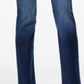 Calça jeans feminina Kut from the Kloth Natalie Curvy Fit Bootcut, azul, tamanho 10
