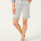 Shorts femininos Charter Club Utility Pocket com punho, cinza, tamanho 16
