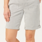 Shorts femininos Charter Club Utility Pocket com punho, cinza, tamanho 16