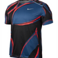 Camiseta de corrida estampada Nike Miler Dri-FIT masculina, azul, tamanho grande