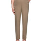 Calça feminina reta Alfred Dunner Boardroom marrom tamanho 20X4