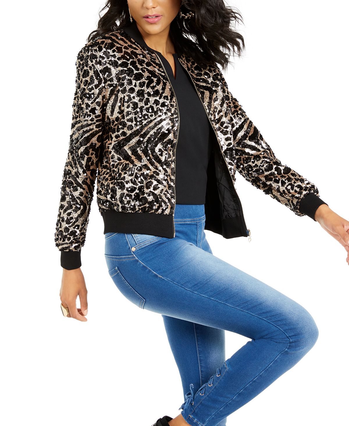 Calça Jegging Feminina Thalia Sodi com Cadarço e Lavagem Clara Azul Tamanho X-G