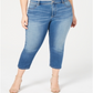 Calça jeans skinny cropped feminina INC International Concepts Plus Denim, azul, tamanho 24 WP