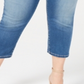 Calça jeans skinny cropped feminina INC International Concepts Plus Denim, azul, tamanho 24 WP