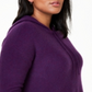 Moletom térmico feminino Charter Club Cashmere Roxo Tamanho 1X