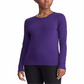 Camiseta Ralph Lauren Feminina Manga Longa Stretch Roxa Tamanho Médio