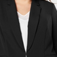 Blazer feminino plus size 3/4 da INC International Concepts, preto, tamanho 0X
