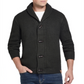 Cardigan masculino vintage canelado à prova de intempéries, verde, tamanho pequeno
