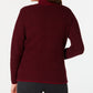 Karen Scott Cardigan Feminino Texturizado com Zíper Frontal Vermelho Tamanho XS