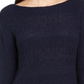 Suéter pulôver de malha slub feminino Style &amp; Co, azul, tamanho pequeno