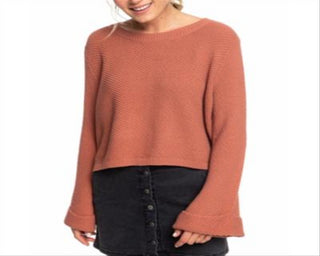 Roxy Suéter Feminino Sorrento Shades Manga Flare Marrom Tamanho P