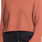 Roxy Suéter Feminino Sorrento Shades Manga Flare Marrom Tamanho P