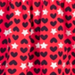 Primeiras impressões Baby Girl's Hearts Stars &amp; Stripes Túnica Top Vermelho Tamanho 24MOS